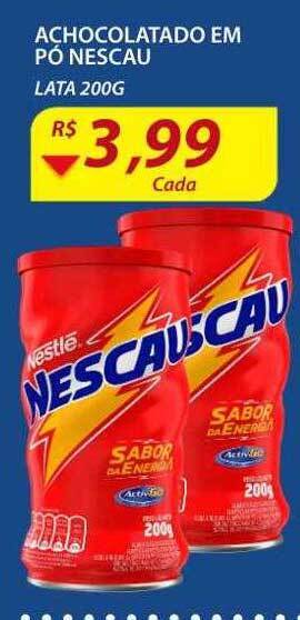 Assaí Atacadista Achocolatado em pó nescau oferta