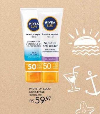 Bistek Supermercados Protetor solar nivea fps50 oferta