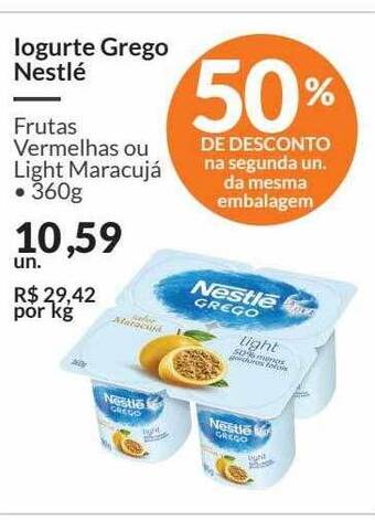 Zaffari Iogurte grego nestlé oferta