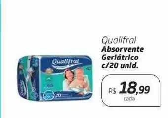 Drogal Qualifral absorvente geriátrico c-20 oferta