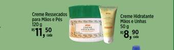 Creme ressecados para mãos e pés creme hidratante mãos e unhas