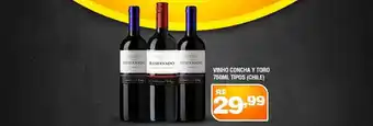 Supermercados Alvorada Vinho concha y toro oferta