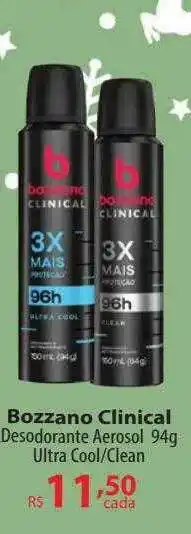 Tchê Farmácias Bozzano clinical desodorante aerosol ultra cool clean oferta