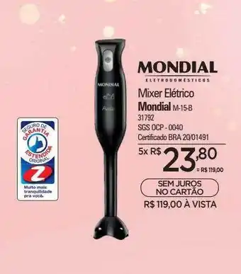Zenir Mondial mixer elétrico mondial oferta