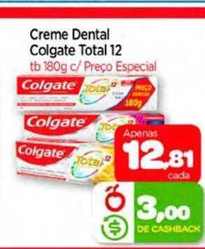 Nordestão Creme dental colgate total 12 oferta