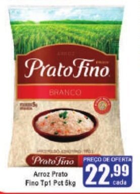 Higa's Supermercado Arroz Prato Fino Tp1 Pct 5kg oferta