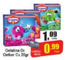 Higa's Supermercado Gelatina Dr.Oetker cx. 20g oferta