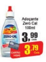 Higa's Supermercado Adocante Zero Cal 100ml oferta