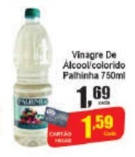 Vinagre de Alcool/ Colorido Palhinha 750ml