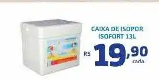 Bahamas Supermercados Caixa de isopor isofort 13l oferta