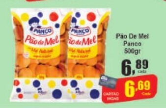 Higa's Supermercado Pao de Mel panco 500g oferta