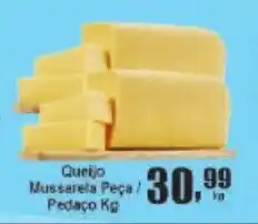 Higa's Supermercado Queijo Mussarela peca ou pedaco 1kg oferta