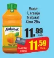 Higa's Supermercado Suco Laranja Natural One 2L oferta