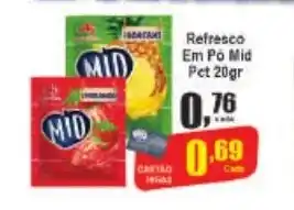 Higa's Supermercado Refresco em po Mid Pct 20g oferta