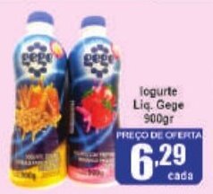 Higa's Supermercado Iogurte Liq. Gege 900g oferta