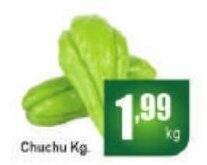 Higa's Supermercado Chuchu 1kg oferta