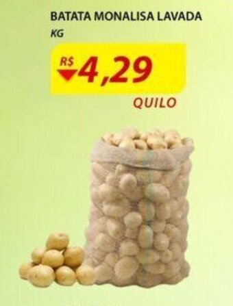 Assaí Atacadista Batata Monalisa Lavada 1kg oferta