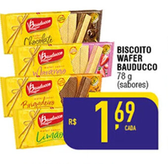 Mercantil Rodrigues Biscoito wafer Bauducco 78g oferta