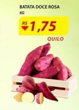 Assaí Atacadista Batata Doce Roxa 1kg oferta
