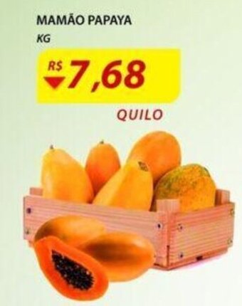 Assaí Atacadista Mamao Papaya 1kg oferta