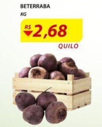 Assaí Atacadista Beterraba 1kg oferta