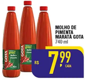 Mercantil Rodrigues Molho de Pimenta Marata Gota 740ml oferta