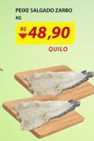 Assaí Atacadista Peixe Salgado Zarbo 1kg oferta
