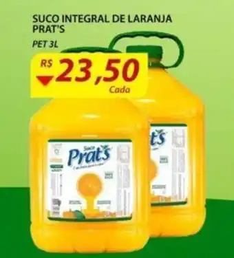 Assaí Atacadista Suco Integral de Laranja Prats 3L oferta