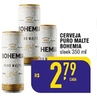 Mercantil Rodrigues Cerveja Puro Malte Bohemia 350ml oferta