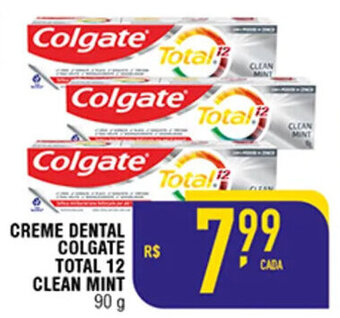Mercantil Rodrigues Creme Dental Colgate Total 12 Clean Mint 90g oferta
