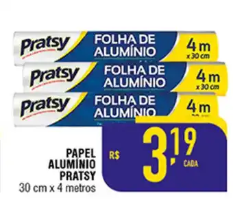 Mercantil Rodrigues Papel Aluminio Pratsy 30cmx4m oferta