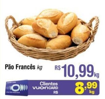 Fort Atacadista Pao Frances 1kg oferta