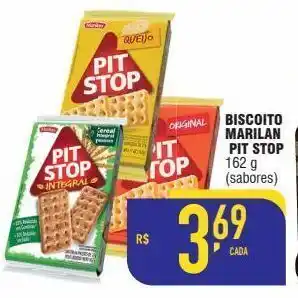 Mercantil Rodrigues Biscoito marilan pit stop 162 g (sabores) oferta