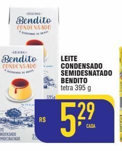 Mercantil Rodrigues Leite condensado semidesnatado bendito tetra 395 g oferta