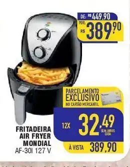 Mercantil Rodrigues Fritadeira air fryer mondial af-30i 127 v oferta