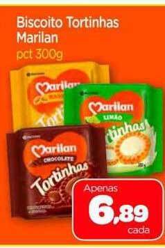 Nordestão Biscoito tortinhas marilan oferta