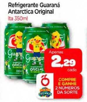 Refrigerante guaraná antarctica original ita