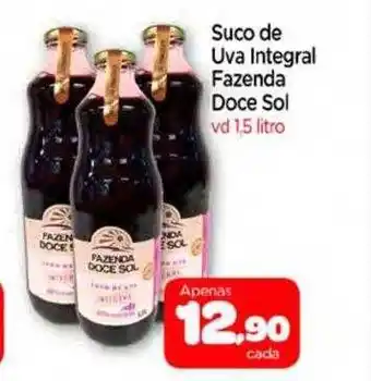 Suco de uva integral fazenda doce sol