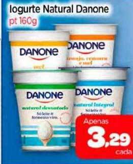 Iogurte natural danone