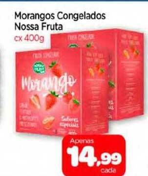 Nordestão Morangos congelados nossa fruta oferta