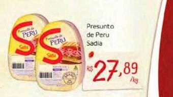 Nordestão Presunto de peru sadia oferta