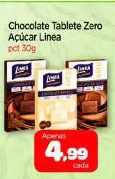 Nordestão Chocolate tablete zero açúcar linea oferta