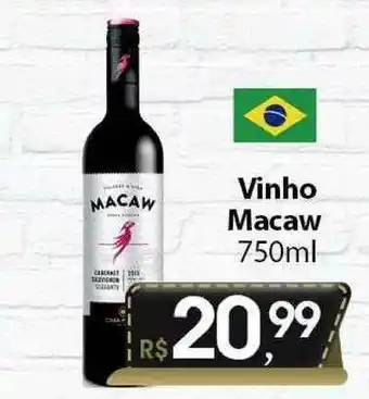Coocerqui Vinho Macaw 750ml oferta
