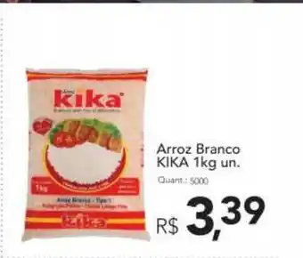 Supermercados Koch Arroz Branco Kika 1kg oferta