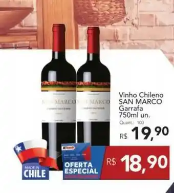 Vinho Chileno San Marco Garrafa 750ml