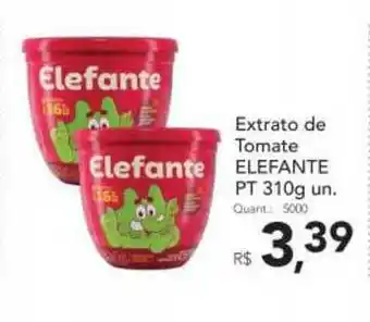 Supermercados Koch Extrato De Tomate Elefante 310g oferta
