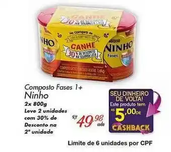 Muffato Composto Fases 1+ Ninho 30% Desconto Na 2a Unidade oferta