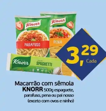 Cometa Supermercados Macarrao com semola Knorr oferta