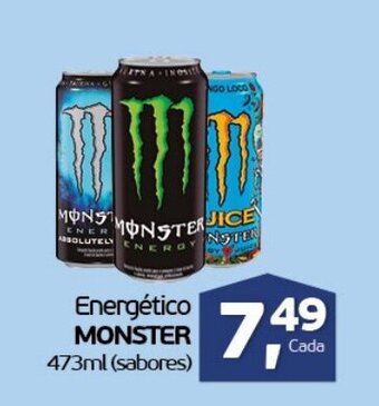 Cometa Supermercados Energetico Monster 473ml oferta