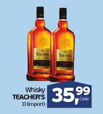 Cometa Supermercados Whisky Teaccher's 1L oferta